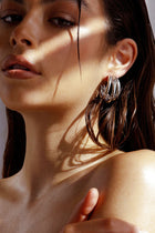 Triple Silver Earrings Dominique