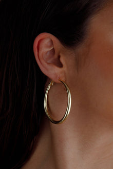 Hailey Large Gold Hoop Earrings