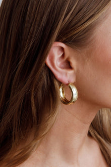 Osiris Gold Hoop Earrings