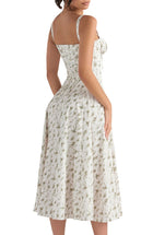 Oakley - Elegant French Style Belted Strap Dress