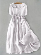 Dahlia | Comfortable Vintage Summer Floral A-Line Dress