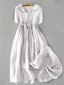 Dahlia | Comfortable Vintage Summer Floral A-Line Dress