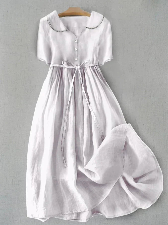 Dahlia | Comfortable Vintage Summer Floral A-Line Dress