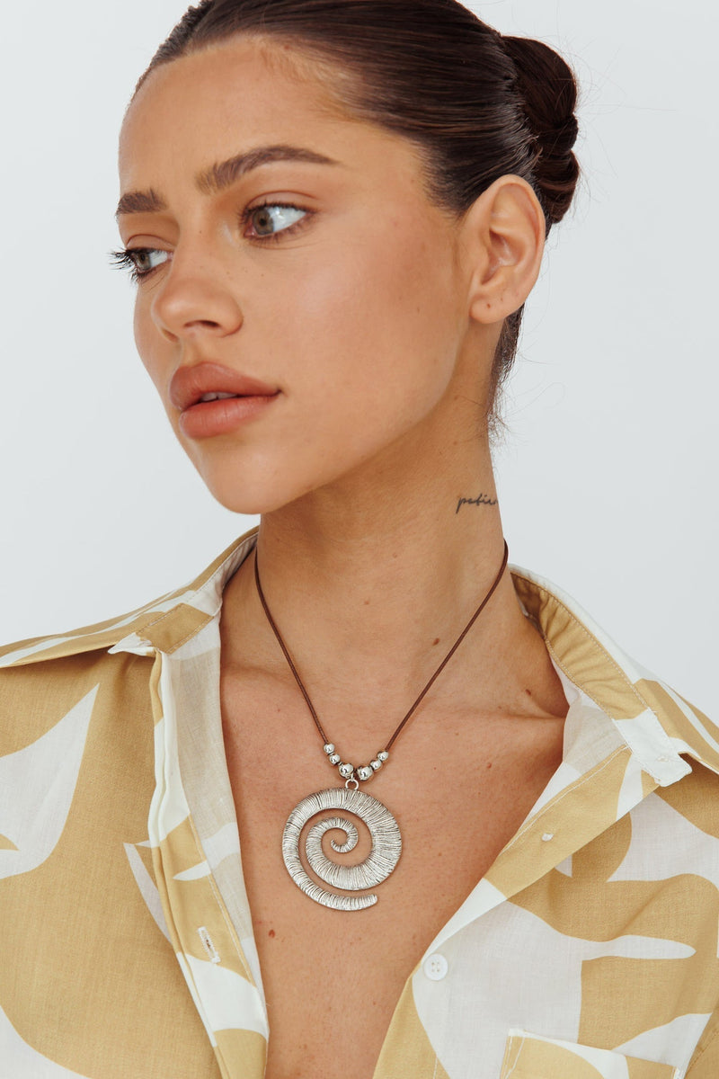 Coolum Silver Pendant Necklace