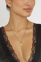 Ida Gold Rope Chain Pendant Necklace