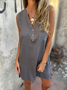Léna | Cotton and Linen Shirt Dress