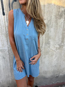 Léna | Cotton and Linen Shirt Dress
