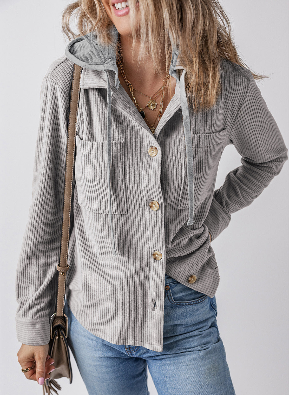 Lyanna™ | Elegant V-Neck Sweater with Zipper