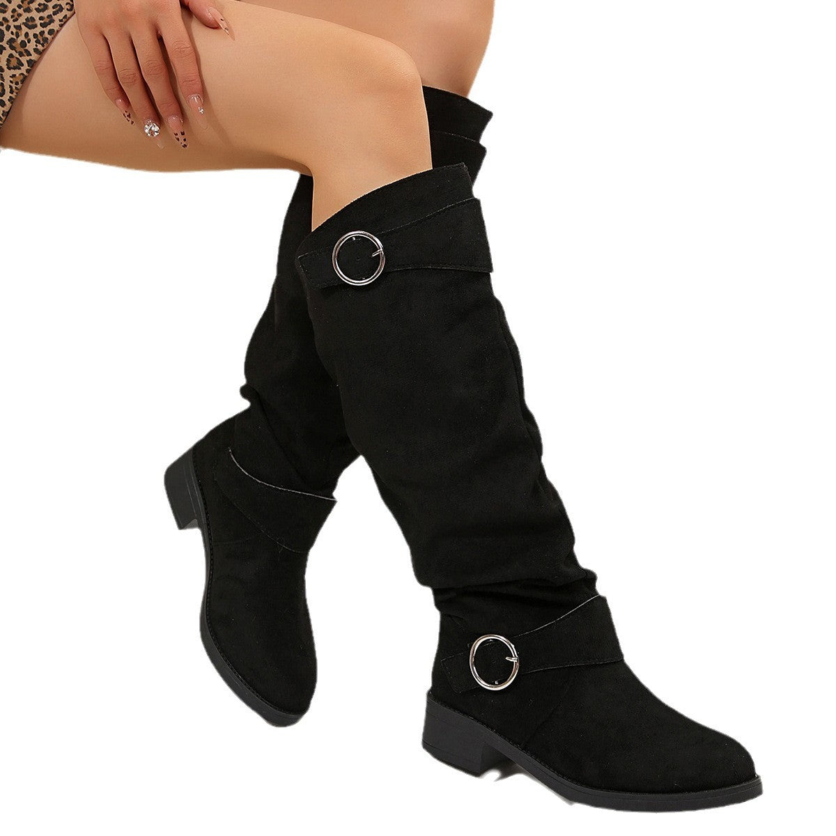 Rider™ | Elegant Suede Ankle Boots with Low Heel