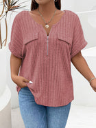 Nova™ | Elegant Zip V-Neck Sweater