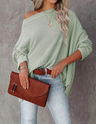 Felicia™ | Elegant Off-Shoulder Knitted Top