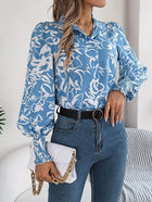 Isabelle | Floral Blouse with Lantern Sleeves