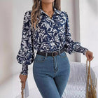 Isabelle | Floral Blouse with Lantern Sleeves