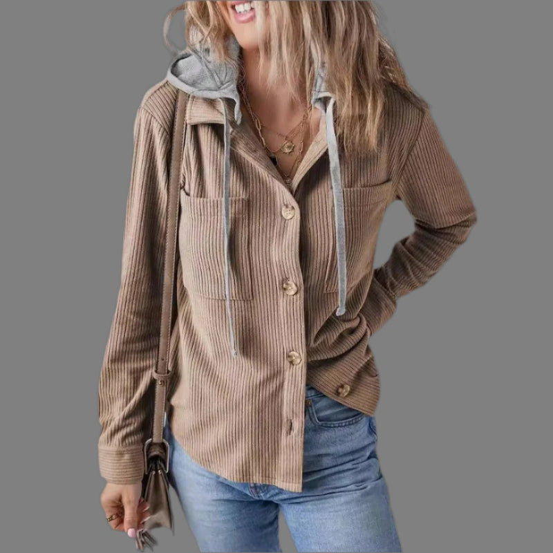 Lyanna™ | Elegant V-Neck Sweater with Zipper
