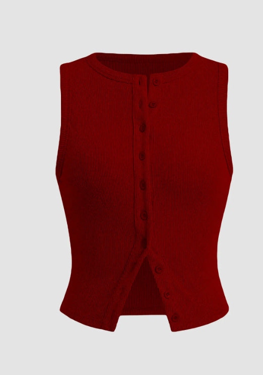 Chloe™ | Pretty Sleeveless Top