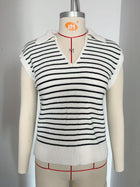 Luna™ | Elegant Striped V-Neck Sweater