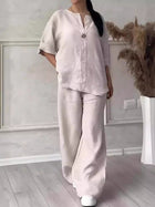 Amélie | Casual Cotton and Linen 2-Piece Set