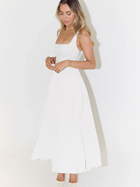 Trinity - Elegant Solid Sleeveless A-Line Midi Dress
