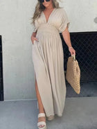 Alena | Long Backless Dress with Slit