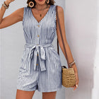 Sophia | Elegant Striped Combishort