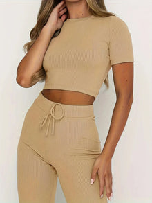 Lina | High-Waisted Two-Piece Set