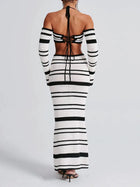 Solea | Striped Knitted Two-Piece Set