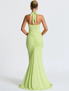 Riva | Deep V-Neck & Dazzling Drop