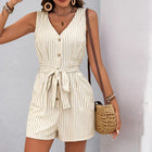 Sophia | Elegant Striped Combishort