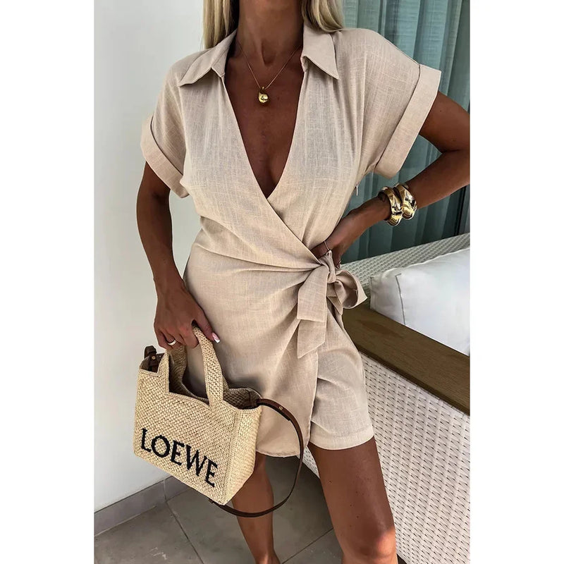 Malia | Asymmetrical Short Jumpsuit