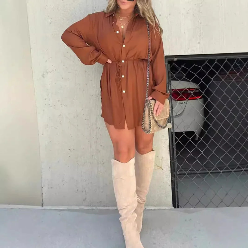 Elina | Elegant Long Sleeve Chemise