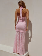 Maïa | Enchanting Halter Dress & Ruching Details