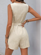 Sophia | Elegant Striped Combishort