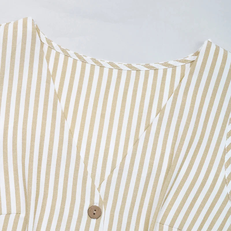 Sophia | Elegant Striped Combishort