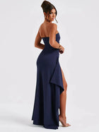Naya | Strapless High Slit Maxi Dress