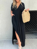 Alena | Long Backless Dress with Slit