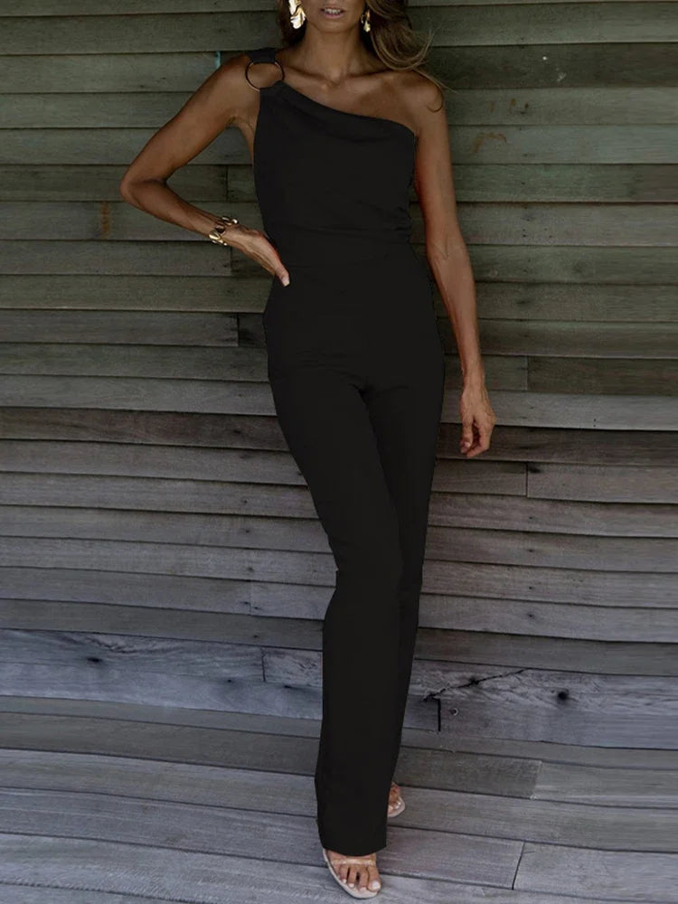 Melony | Jumpsuit Flattering & Off-Shoulder