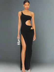 Sélène | Asymmetrical Split Dress