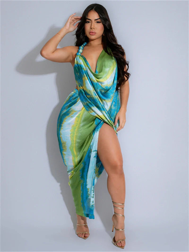 Fiona | Maxi Dress with Lace Back
