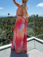 Liora | Maxi Dress with Lace Back