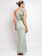Liora | Asymmetrical Floral Dress & Sculpting Appeal