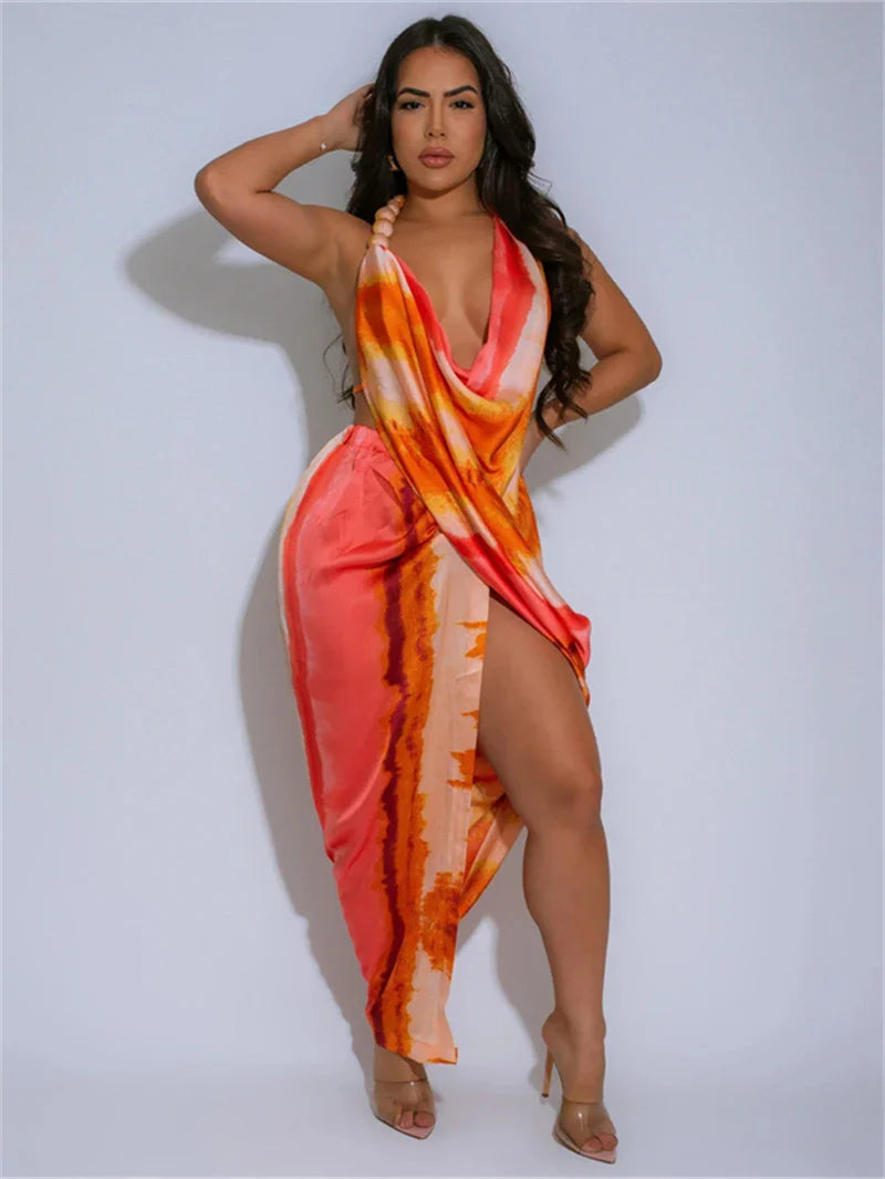 Fiona | Maxi Dress with Lace Back