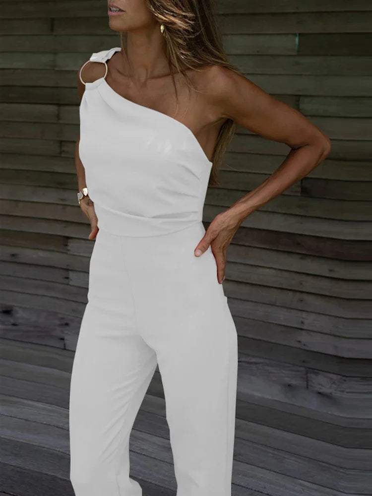 Melony | Jumpsuit Flattering & Off-Shoulder