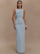 Madelina | Pleated Dress & Slim Silhouette