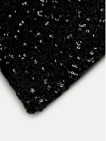 Halle - Sequin Slim Fit O-Neck Mini Dress