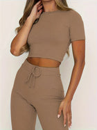 Lina | High-Waisted Two-Piece Set