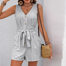 Sophia | Elegant Striped Combishort