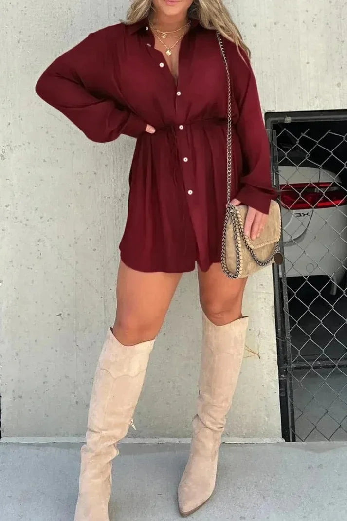 Elina | Elegant Long Sleeve Chemise
