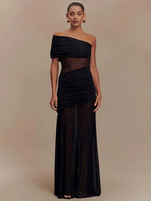 Soraya | Draped Dress & Pure Elegance