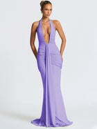 Riva | Deep V-Neck & Dazzling Drop
