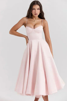 Minerva - Luxury Spaghetti Strap Princess Dress
